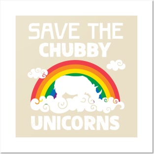 Save the Chubby Unicorn Posters and Art